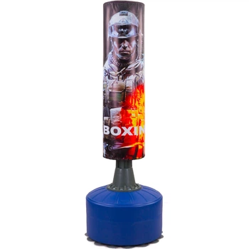 Мешок боксерский напольный водоналивной TERMINATOR HJ-G073-T Материал: пластик, металл, PVC Размеры: 170 x 60 см Цвет: Черный