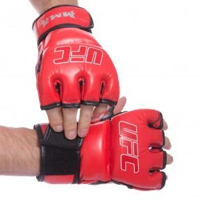 Перчатки для смешанных единоборств MMA BO-0397 ХXS красный