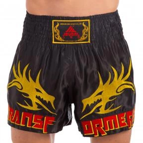 Шорты для тайского бокса и кикбоксинга CO-3280 XXXL черный