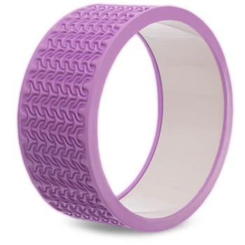 Кільце для йоги масажне FHAVK Wheel Yoga (EVA, PP, d-33см, фіолетовий) (FI-1472_Фіолетовий)