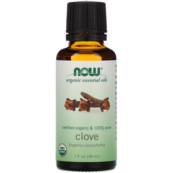 Органическое эфирное масло гвоздики NOW Foods Organic Essential Oils "Clove" (30 мл)