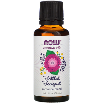 Романтическая смесь масел NOW Foods, Essential Oils "Bottled Bouquet" цветочный аромат, для диффузора (30 мл)