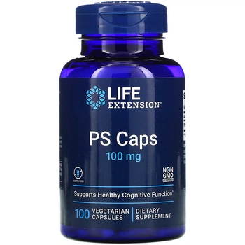 Фосфатидилсерин Life Extension "PS Caps" 100 мг (100 вегетарианских капсул)