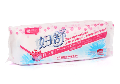 Гинекологические эко-прокладки для женщин Bang De Li, FU SHU, Women's Eco Pad, гигиенические на травах, 10 шт