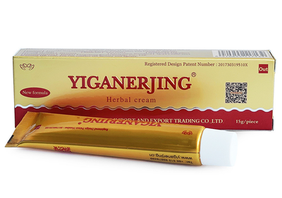 Мазь від псоріазу Yiganerjing "Chinese Medicine Cream" антисептична, протигрибкова (15 г)