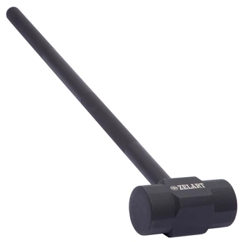 Кувалда сталевий молот для кросфіту 9 кг 21,5x94 см GYM HAMMER Zelart чорний TA-0924-9