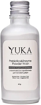 Энзимная пудра для умывания с пребиотиком для чувствительной кожи - Yuka Prebiotics&Enzyme Powder Wash 45g (1059136-74106)