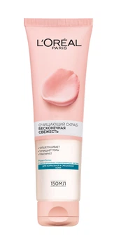 L'Oreal Paris Скраб подвійної дії "Нескінченна Свіжість" з трояндою та лотосом 150ml (234567-254)