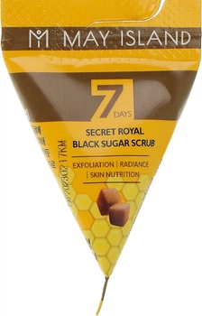 Сахарный скраб для лица - May Island 7 Days Secret Royal Black Sugar Scrub 5g (831473-4296)
