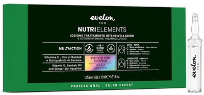 Интенсивный восстанавливающий лосьон для волос - Parisienne Italia Evelon Pro Nutri Elements Action Intensive Treating Lotion 10x12ml (1118806-161149)