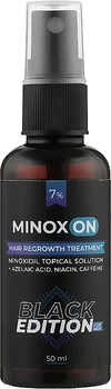 Лосьйон чоловічий для росту волосся - Minoxon Black Edition For Men Hair Regrowht Treatment (Minoxidil 7%) 50ml (966342-38915)
