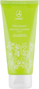 Отшелушивающий и очищающий гель с АНА кислотами 3 в 1 - Lambre Pure Therapy AHA Face Cleanser 3 in 1 80ml (552479-1595)
