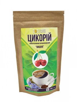 Цикорий растворимый ТМ"LEADERCOFFEE" Вишня, 200г