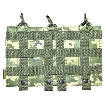 Потрійний підсумок під магазини АК / М16 PIXEL LITE MOLLE Win War 00092-1