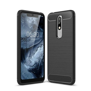 Противоударный чехол Fashion Case Urban для Nokia 5.1 Plus Черный