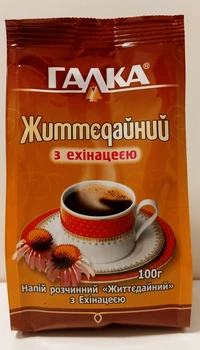 Растворимый напиток Життєдайний с эхинацеей и экстрактом корня цикория Галка 100г