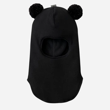 Детская зимняя шапка-шлем с помпоном Babydream 2p3bal1d 46 Черная (ROZ6400158720)