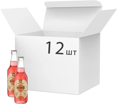 Упаковка сидра MIKKI BREW Rose светлое 5% 0.33 л x 12 шт (14820183001334)