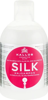 Шампунь с оливковым маслом и протеинами шелка - Kallos Cosmetics Silk Shampoo With Olive Oil 1000ml (123191-116276)