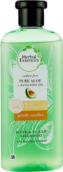 Шампунь без сульфатів - Herbal Essences Gently Soothes Pure Aloe + Avocado Oil 380ml (910045-92210)