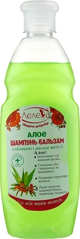 Шампунь-бальзам "Алоэ" с облепихой и маслом жожоба - Aqua Cosmetics Лелека 500ml (239911-96606)
