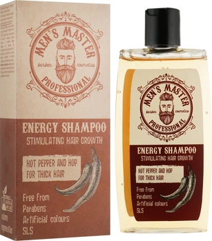 Стимулирующий шампунь "Красный перец, кофеин и хмель" - Man's Master 260ml (785589-121513)