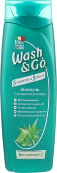 Шампунь для сухого волосся з екстрактом алое віра - Wash&Go 360ml (566811-185751)