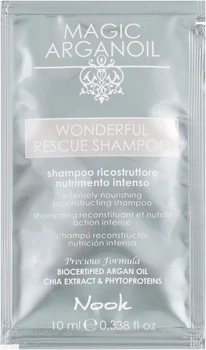 Реконструирующий экстрапитательный шампунь - Nook Magic Arganoil Wonderful Rescue Shampoo (пробник) 10ml (670609-78990)
