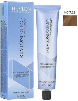 Farba do włosów Revlon Professional Revlonissimo Colorsmetique Ker-Ha Complex HC 7.13 60 ml (8007376057920)