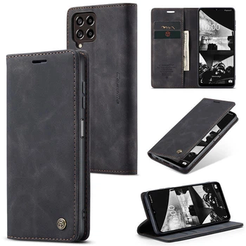 Чехол книжка с магнитом Samsung Galaxy M33 5G M336 CaseMe Black (29274-2B)
