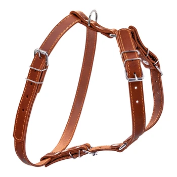 Шлея CoLLaR одинарная для мелких и средних собак (Ш 20мм, А:40-56см, В:57-65см), коричневый