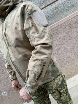 Теплая на Флисе Куртка-Реглан Военная Куртка Водонепроницаемая Тактическая Военная Флиска Размер 2XL