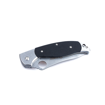 Нож складной карманный, туристический Liner Lock Ganzo G7372-BK Black 210 мм