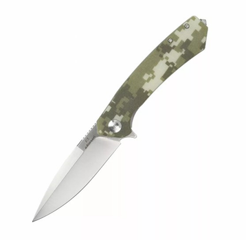 Ніж складний кишеньковий, туристичний Flipper Adimanti Skimen-CA Camouflage 205 мм