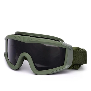 Преміальні тактичні окуляри-маска TGM2 Green зелений