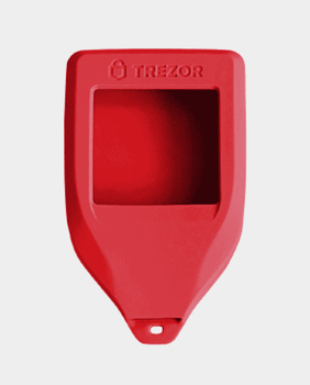 Силиконовый чехол для Trezor Model T - Красный