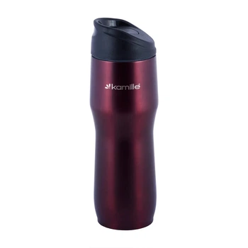 Термокухоль Kamille KM-2050-RD (450 мл) червоний
