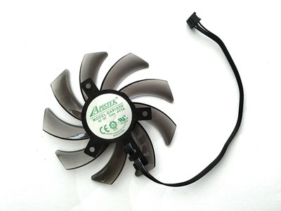 Вентилятор Apistek для видеокарты Palit Gainward GAA8S2U (GA91S2U FDC10H12S9-C TH9210S2H) кабель 16см (№168.2)