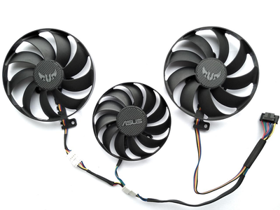 Вентилятор Everflow для видеокарты ASUS T129215BU T1280105BU (FDС10H12D9-C FD7010H12D) комплект 3 шт (№418)