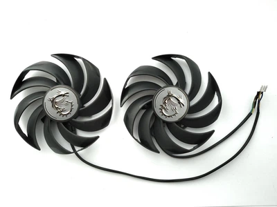 Вентилятор PowerLogic для відеокарти MSI PLD10010B12HH (PLD10010S12HH) комплект 2 шт (№384.1)