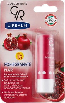 Бальзам для губ "Гранат" - Golden Rose Lip Balm Pomegranate SPF15 4.6g (378027-78809)
