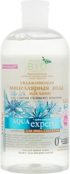 Увлажняющая мицеллярная вода с маслами "Aqua Expert" - Pharma Bio Laboratory 500ml (273643-4336)