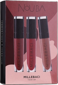 Набор - NoUBA Millebaci Travel Set №2 (lipstick/3х6ml) (876463-23320)