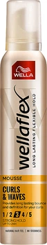 Мусс для укладки волос "Кудри и локоны" сильной фиксации - Wella Wellaflex 200ml (36523-30574)