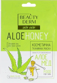 Тканевая маска "Алоэ и мед" - Beauty Derm Aloe Honey Face Mask 25ml (693045-10590)