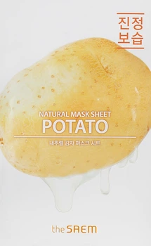 Маска для обличчя тканинна "Картопля" - The Saem Natural Potato Mask Sheet 21ml (265789-15899)