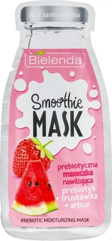 Маска зволожувальна "Полуниця+кавун" - Bielenda Smoothie Mask Prebiotic Moisturizing Mask 10g (604383-17622)