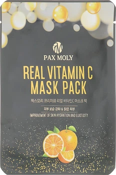 Маска тканевая для лица с витамином С - Pax Moly Real Vitamin C Mask Pack 25ml (836643-55286)