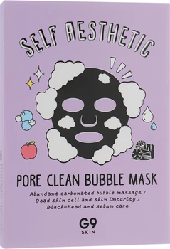 Бульбашкова тканинна маска для обличчя - G9Skin Self Aesthetic Poreclean Bubble Mask 23ml (639579-109258)
