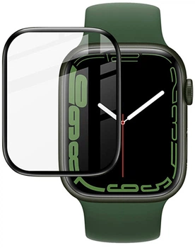 Захисне скло Drobak Frame A+ для Apple Watch Series 8 41 mm Black (323206)